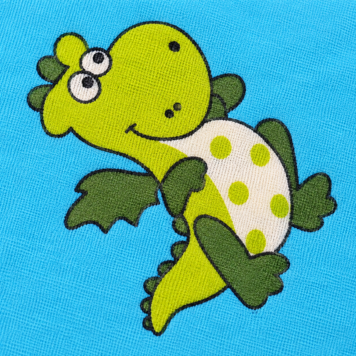 BABY CHANGING SHEET IMP COTTON DINOSAUR BLUE