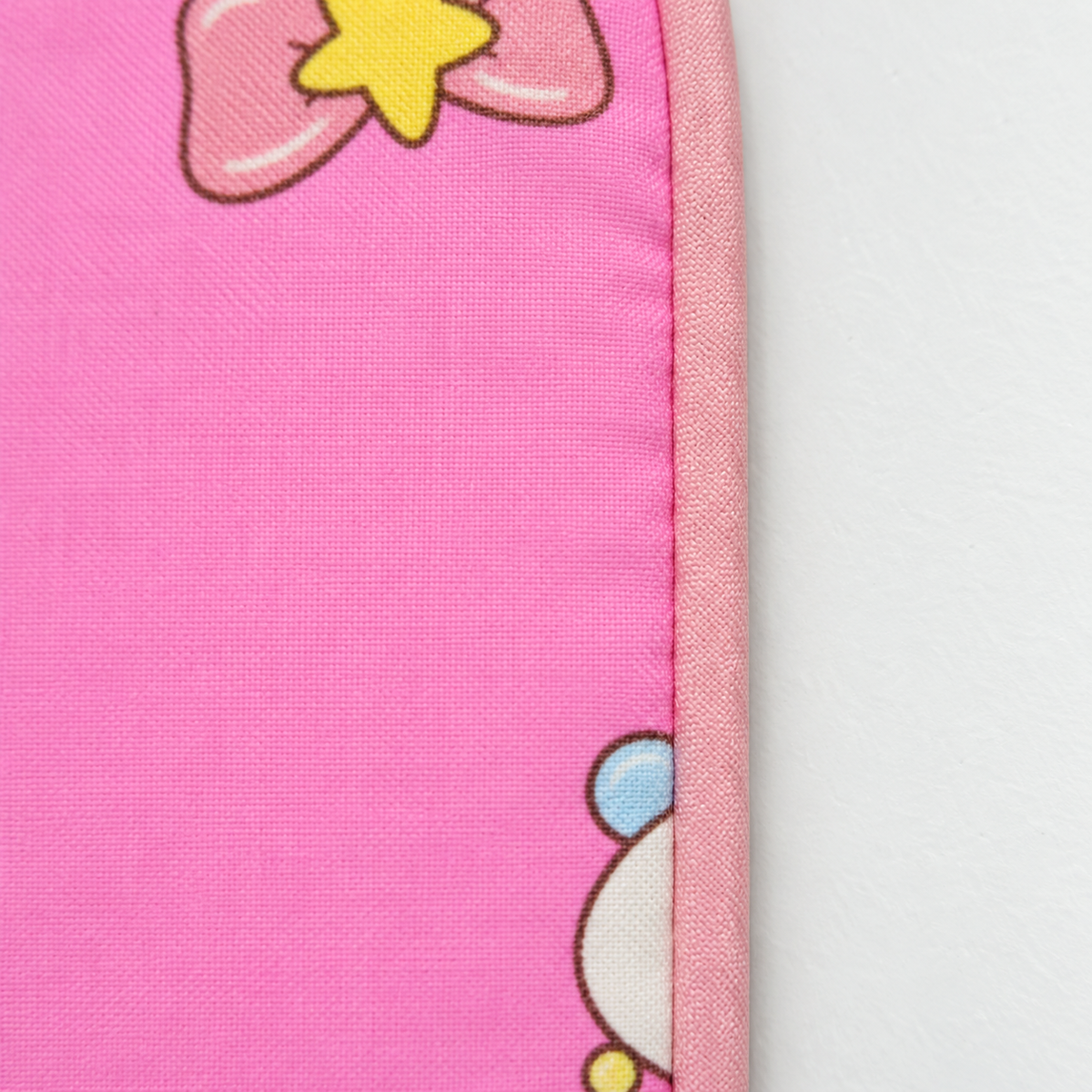 BABY CHANGING SHEET IMP COTTON STRAWBERRY PIINK