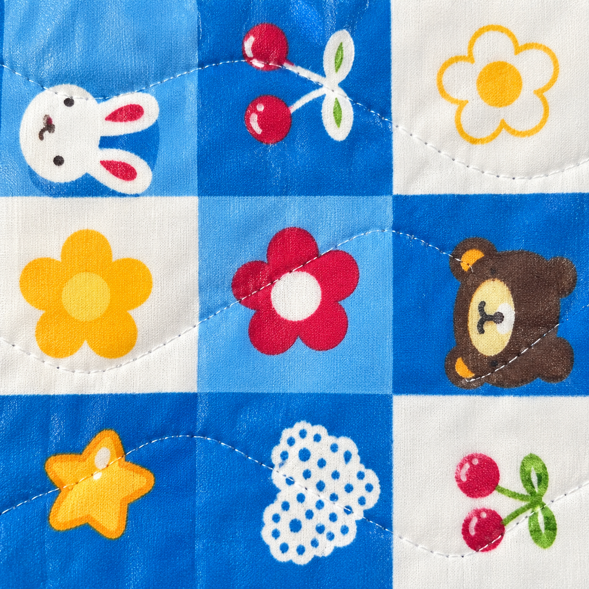 BABY PLASTIC CHANGING SHEET BEAR PRINT DARK BLUE