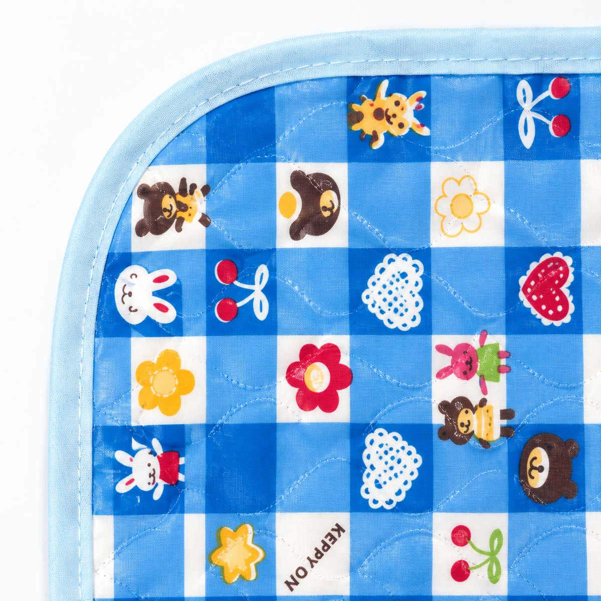 BABY PLASTIC CHANGING SHEET BEAR PRINT DARK BLUE