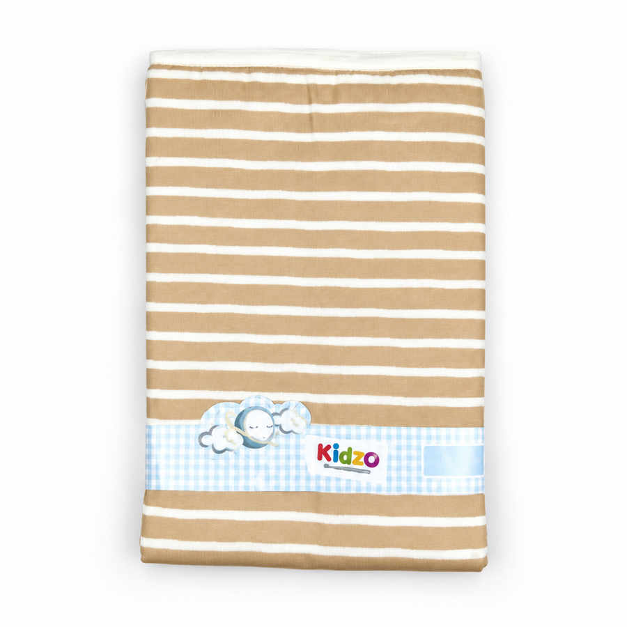 KIDZO BABY CHANGING SHEET BROWN PRINTED