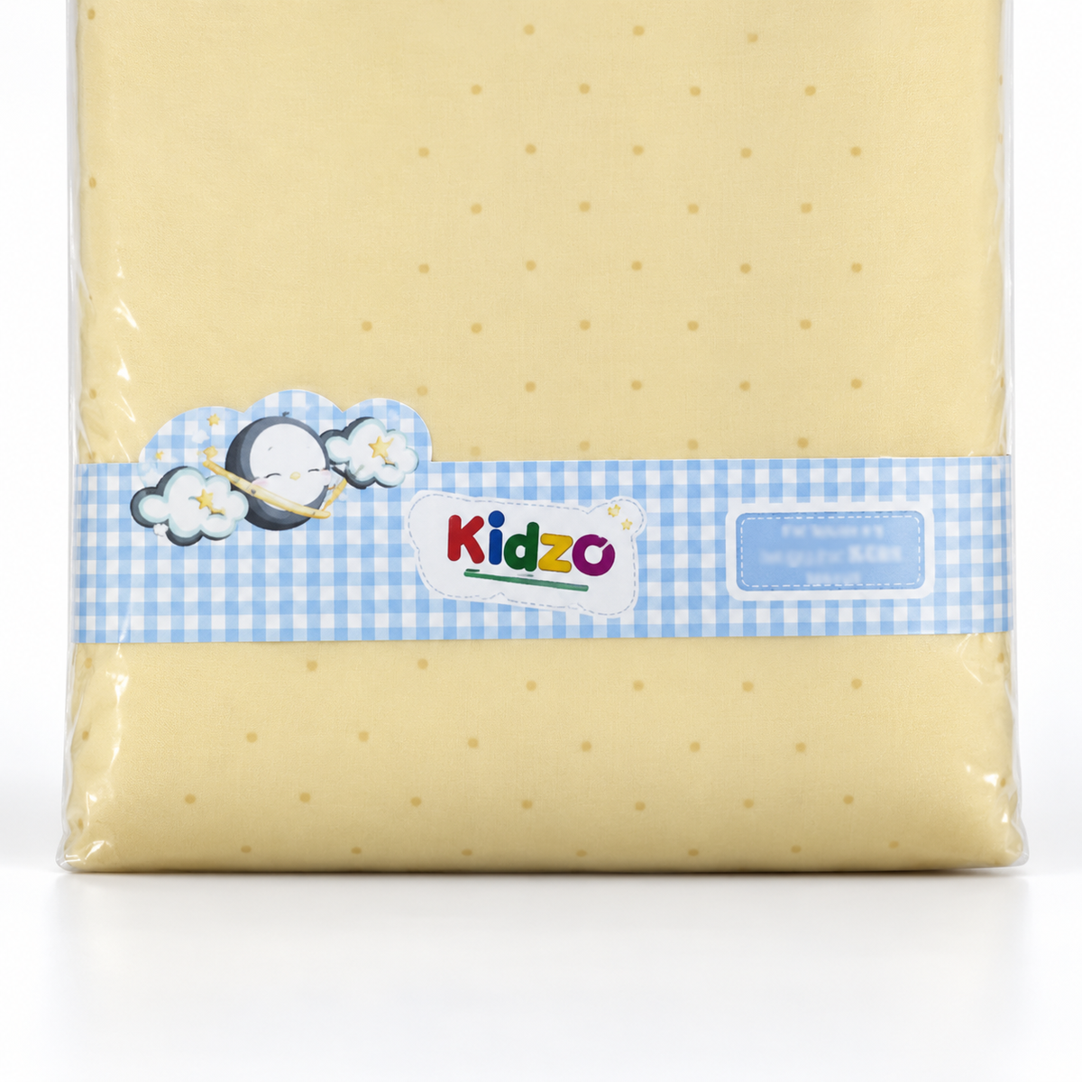 KIDZO BABY CHANGING SHEET DOTED YELLOW