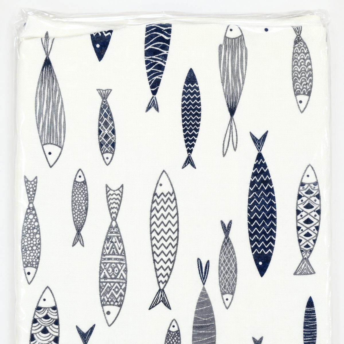 KIDZO BABY CHANGING SHEET FISH WHITE