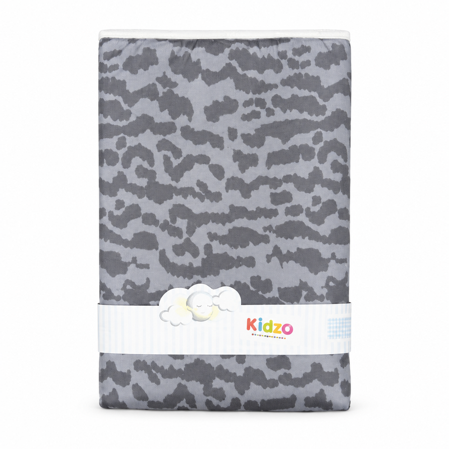 KIDZO BABY CHANGING SHEET PRINTED BLUE