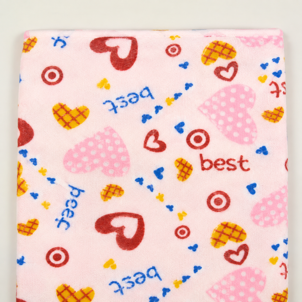 KIDZO BABY CHANGING SHEET TERRY PRINTED PINK