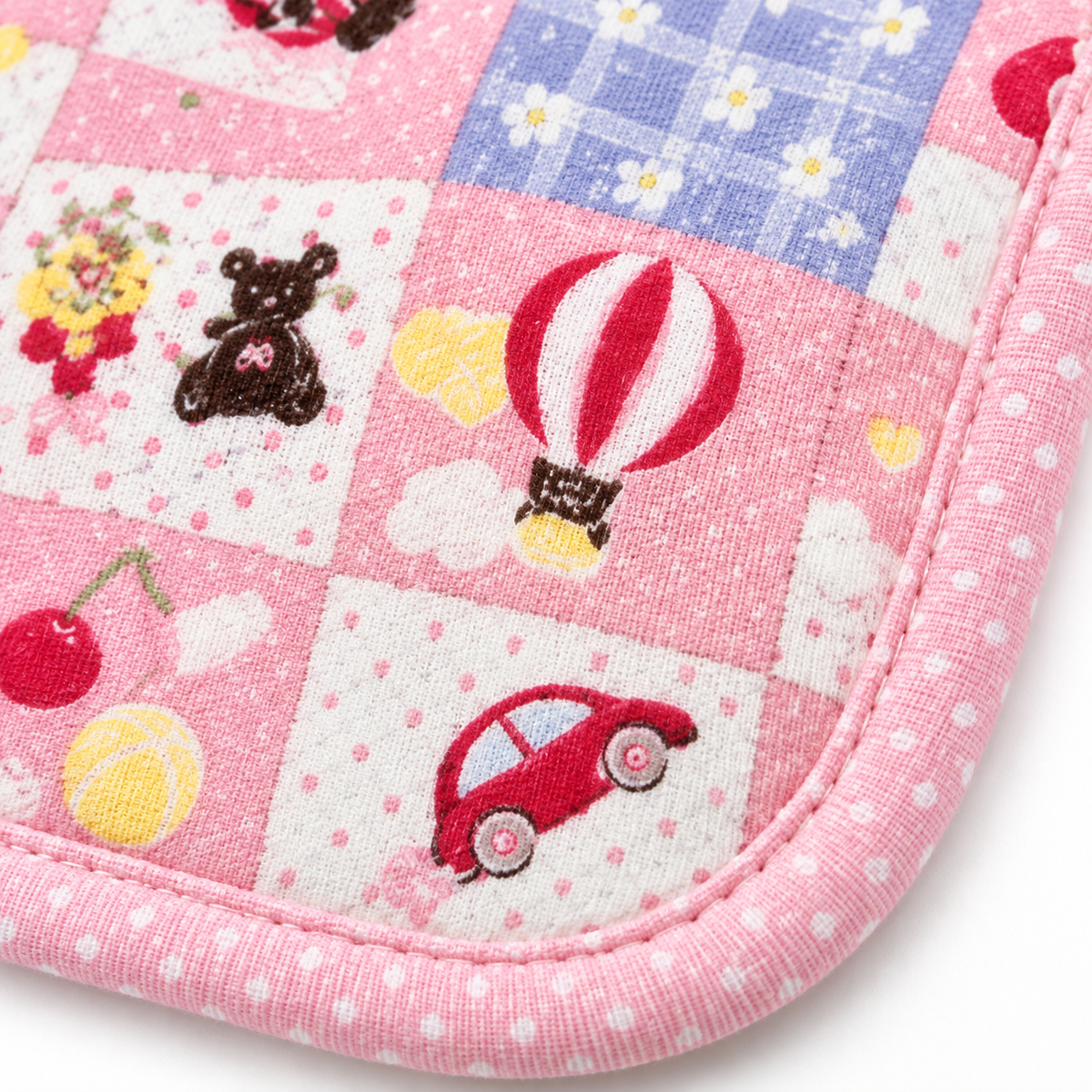 BABY PLASTIC CHANGING SHEET CAR PRINT PINK