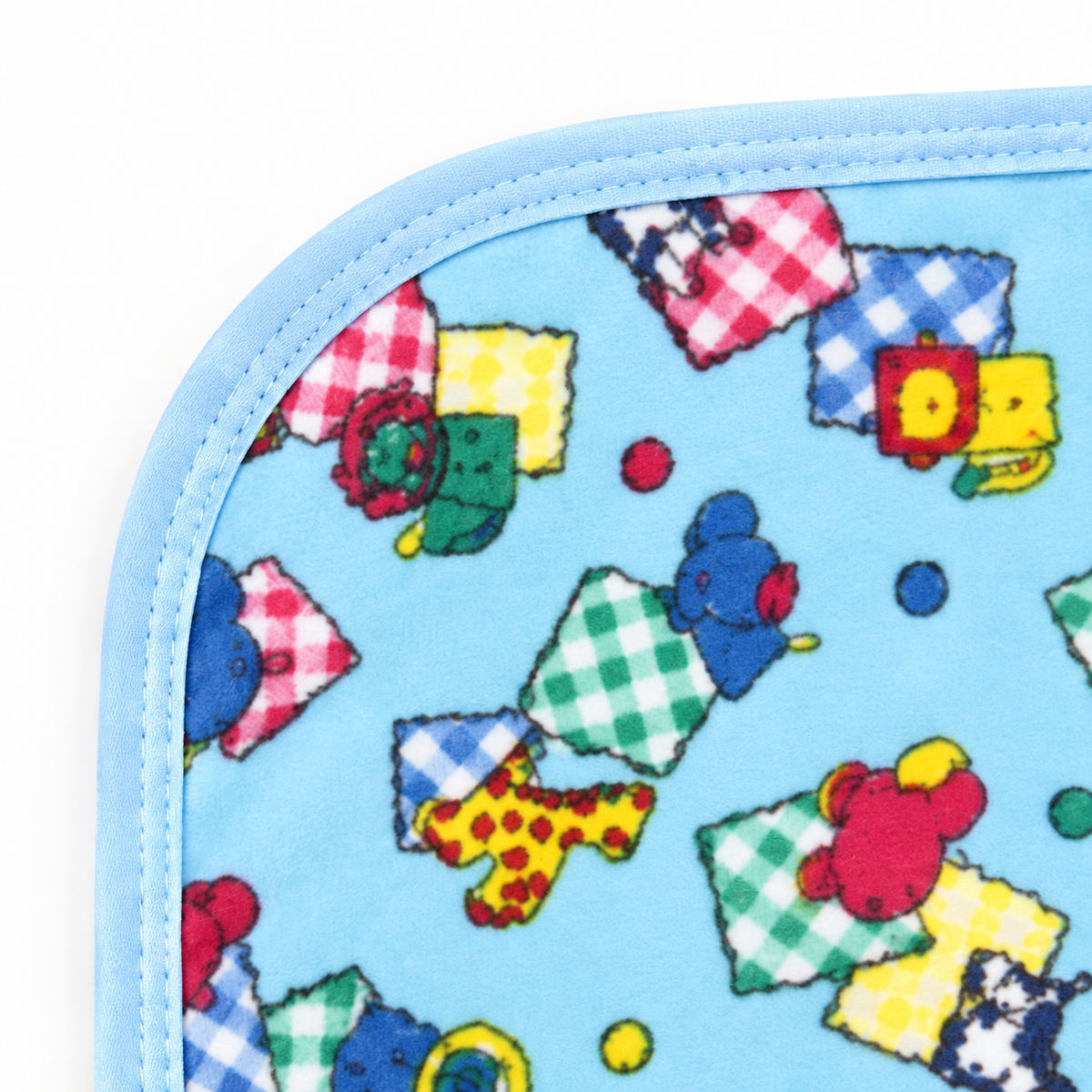 BABY PLASTIC CHANGING SHEET LION PRINT BLUE
