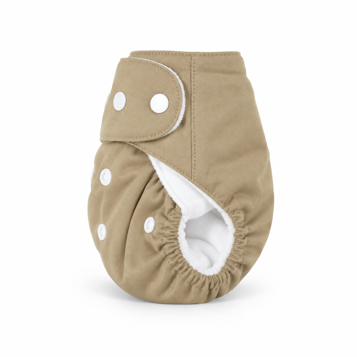 BABY DIAPER BUTTON BROWN