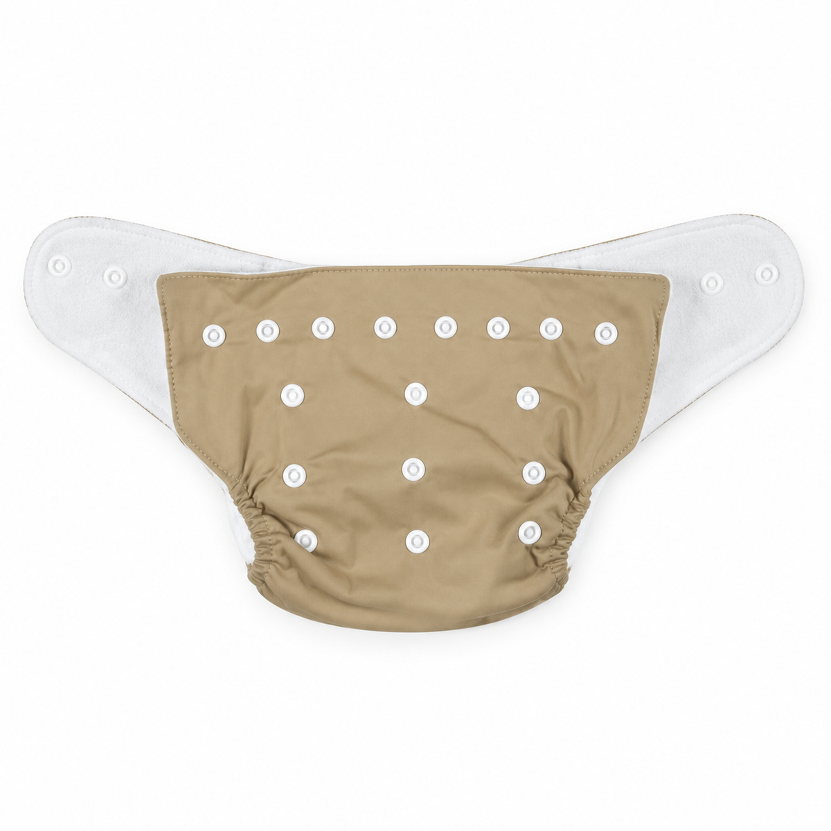 BABY DIAPER BUTTON BROWN