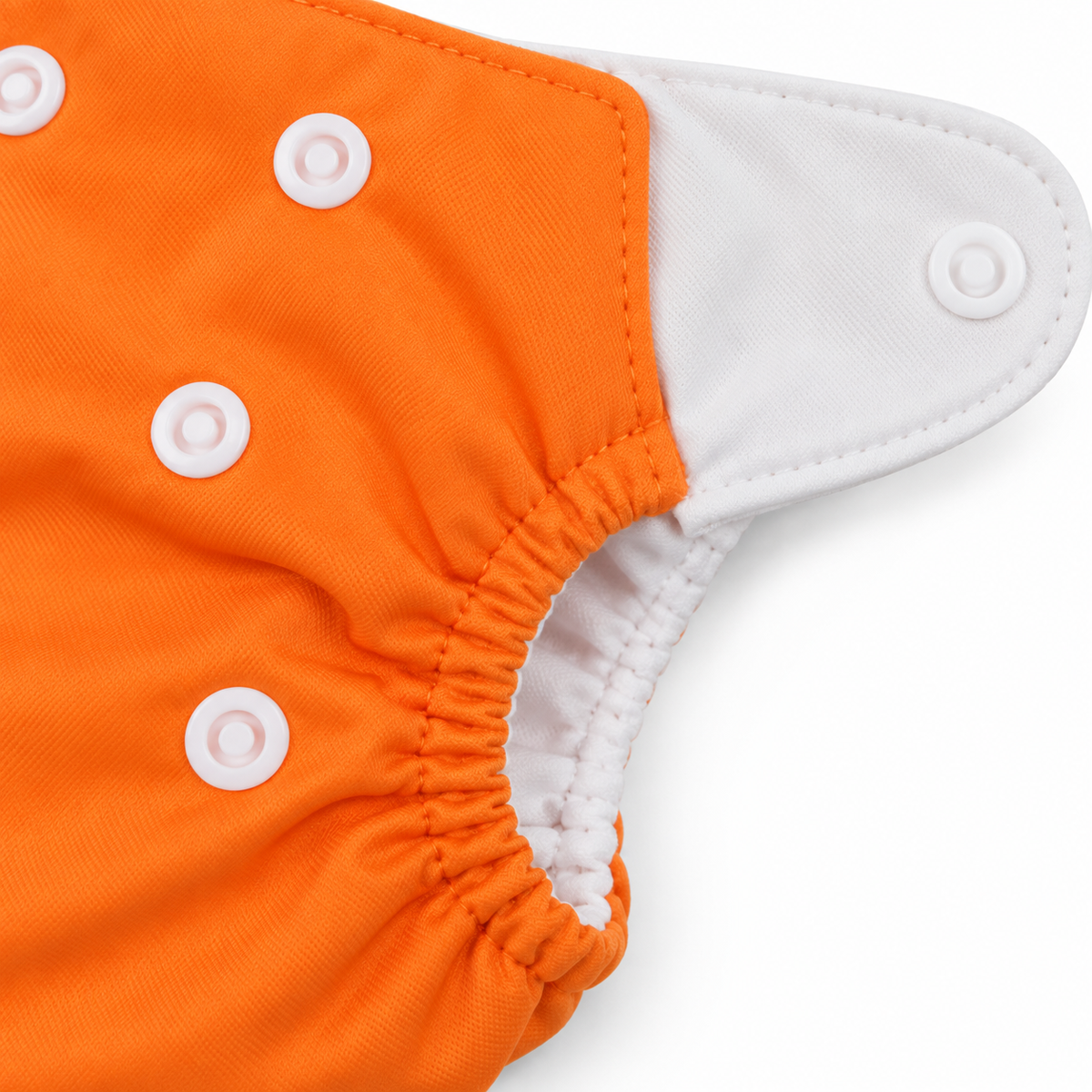 BABY DIAPER BUTTON ORANGE
