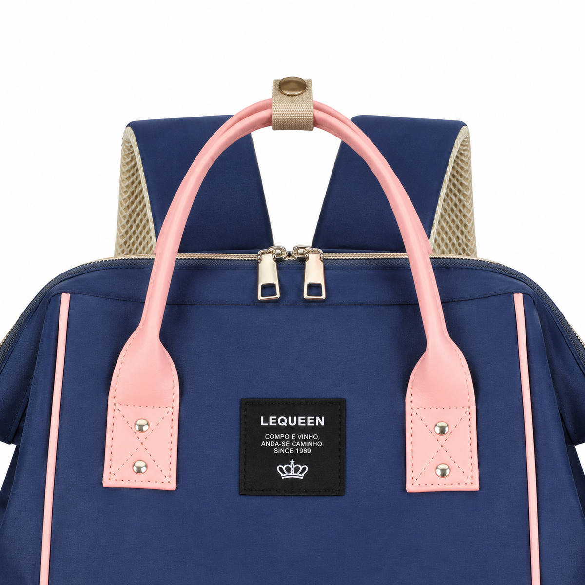 Baby Diaper Bag Printed Pink