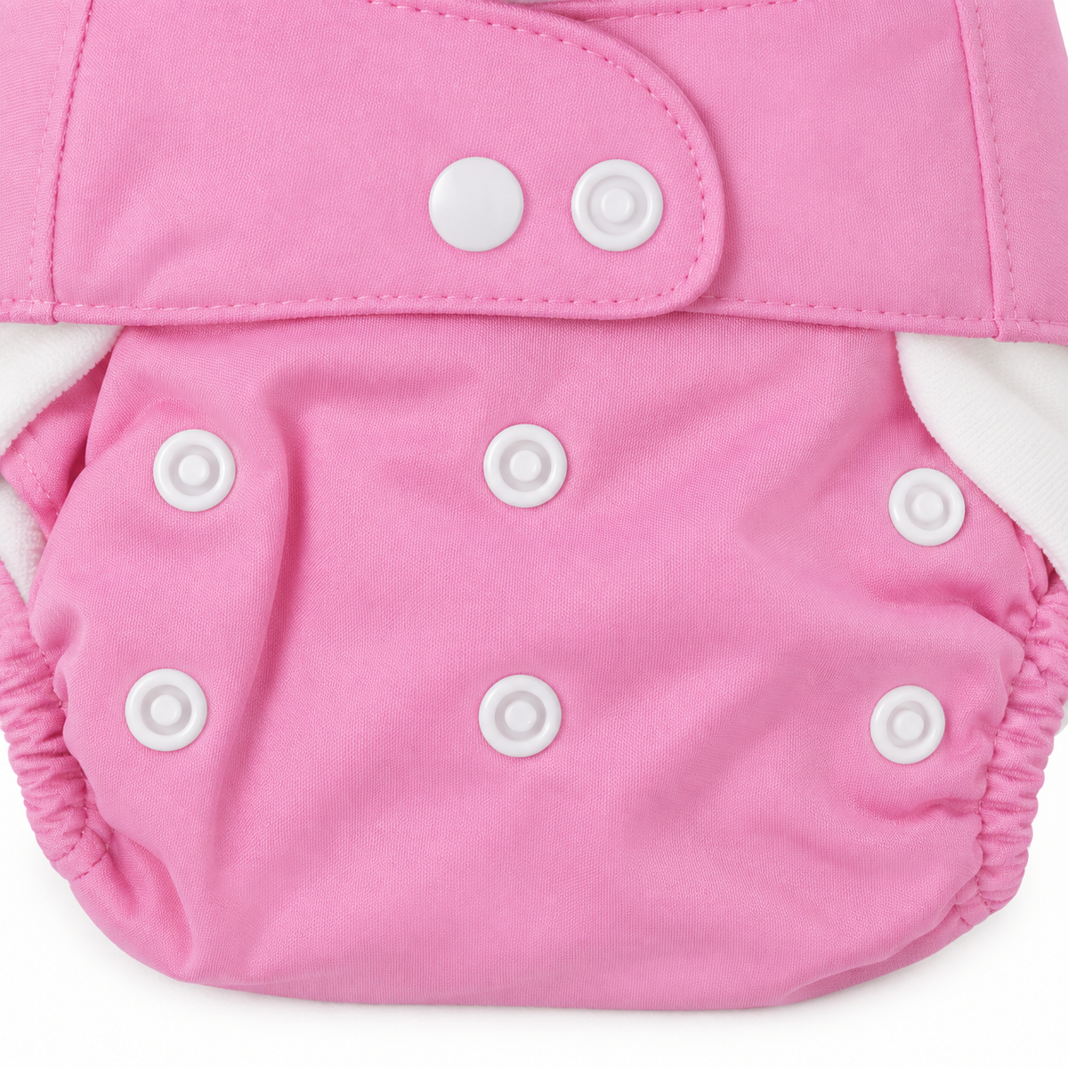 BABY DIAPER BUTTON PINK