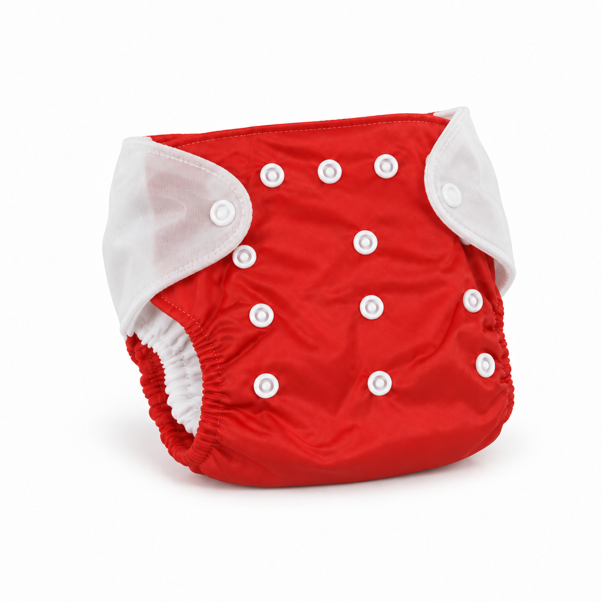 BABY DIAPER BUTTON RED