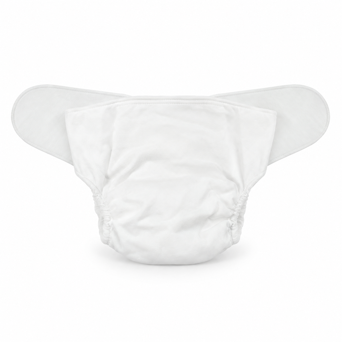 BABY DIAPER BUTTON WHITE