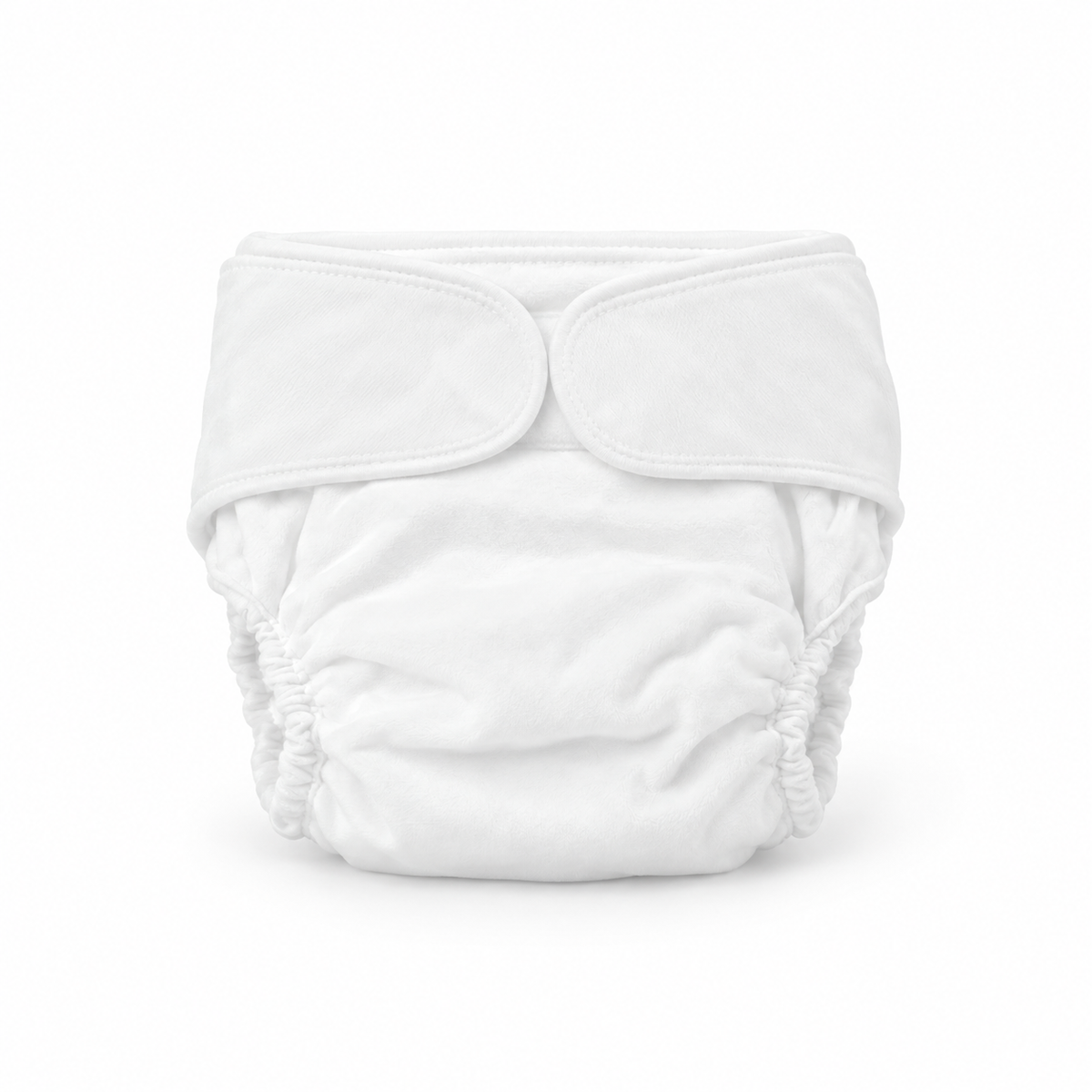 BABY DIAPER BUTTON WHITE