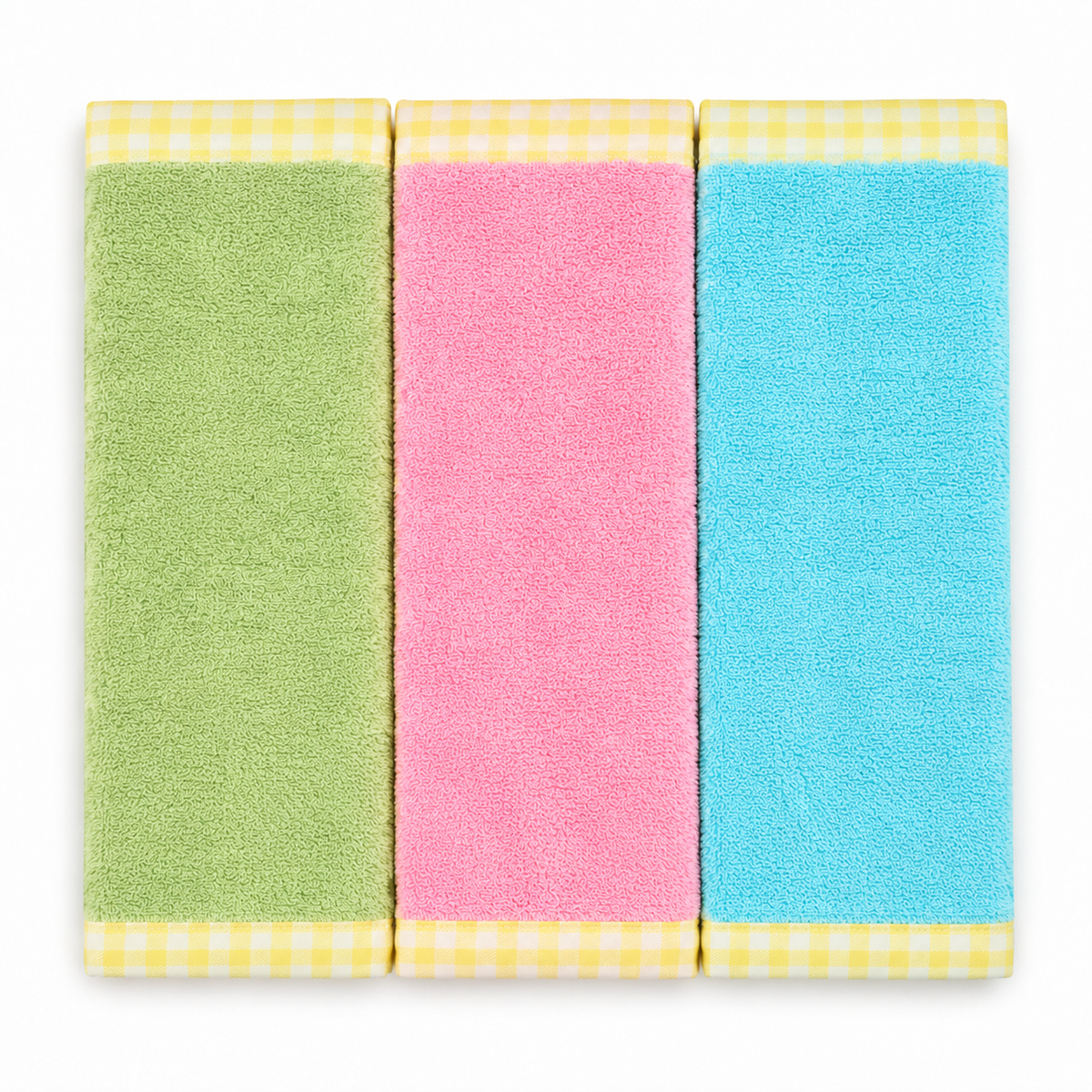 BABY FACETOWEL 3PCS MULTI COLORS