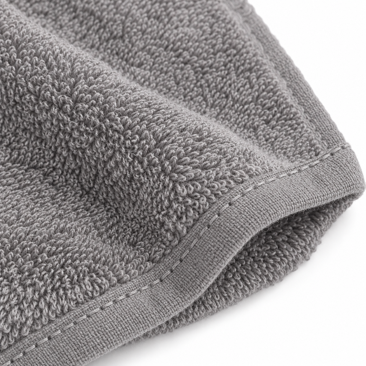 LITTLE GIANTS PACK OF 6 BABY FACE TOWELS-GREY & WHITE NEUTRAL TONES (10x10)