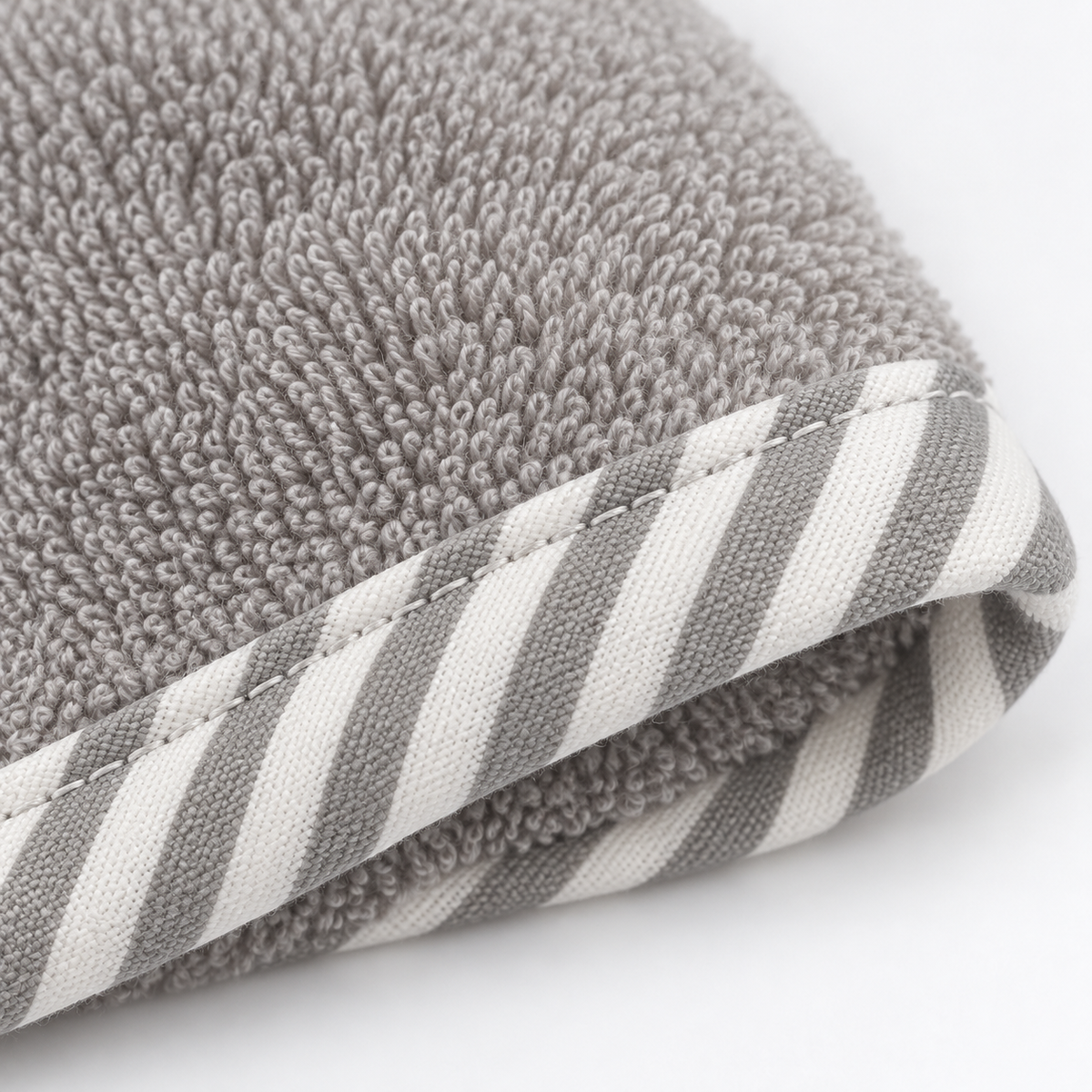 LITTLE GIANTS PACK OF 6 BABY FACE TOWELS-GREY & WHITE NEUTRAL TONES (10x10)