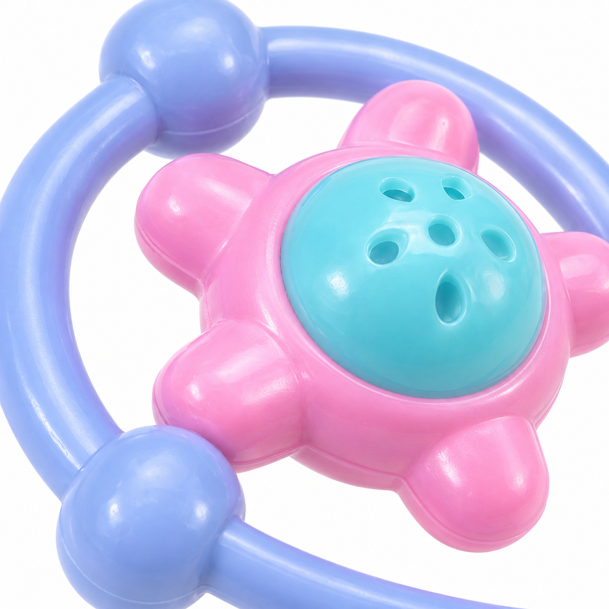 BABY RATTLE SET 3PCS CYAN
