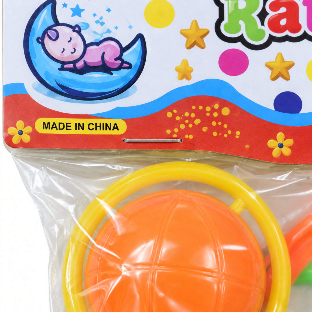 BABY RATTLE SET 3PCS RED