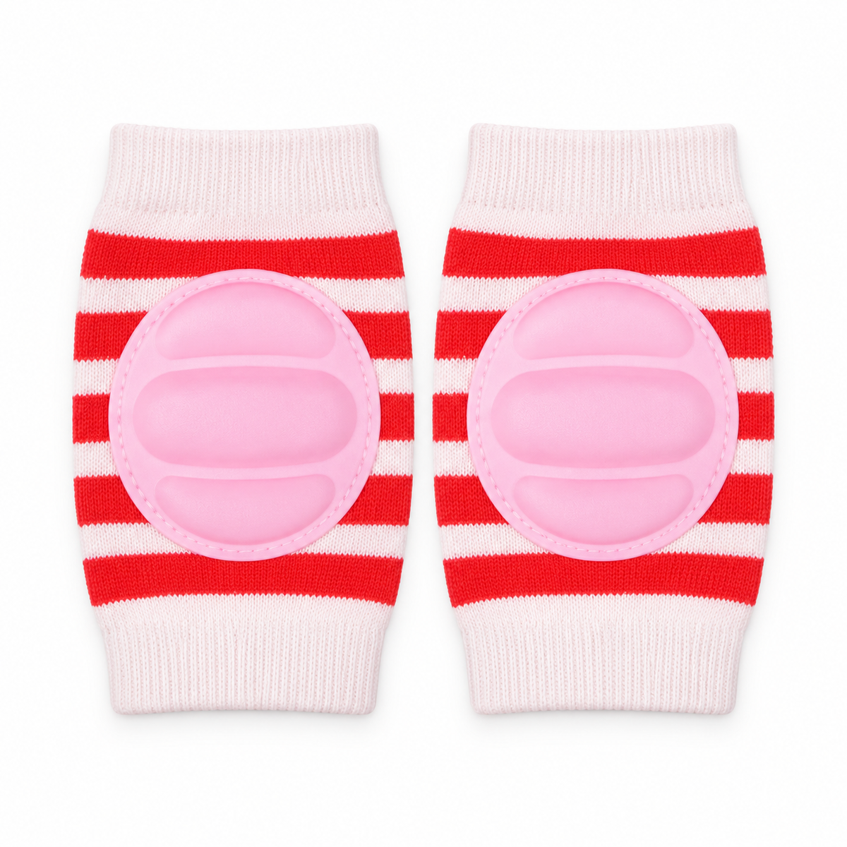 BABY KNEE PAD LINE PRINTED PINK