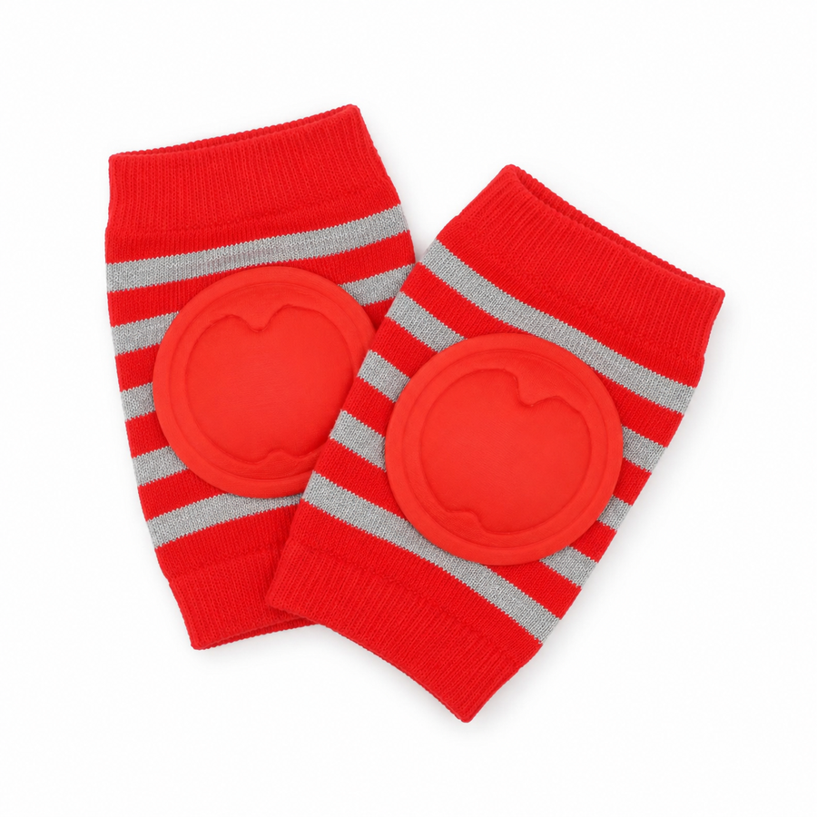 BABY KNEE PAD LINE PRINTED RED