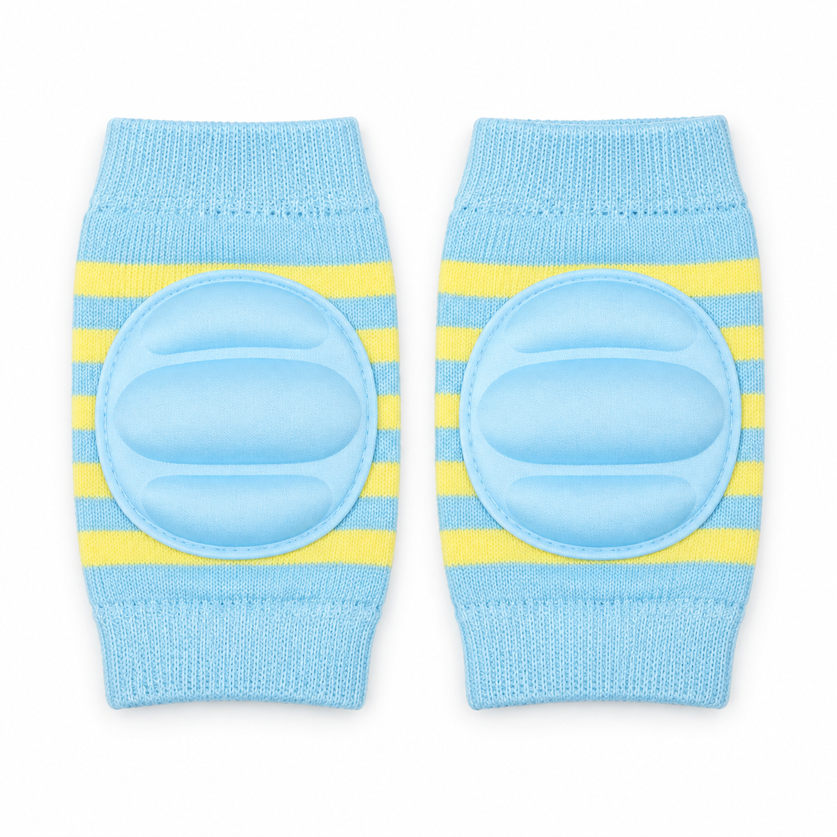 BABY KNEE PAD LINE PRINTED SKY BLUE