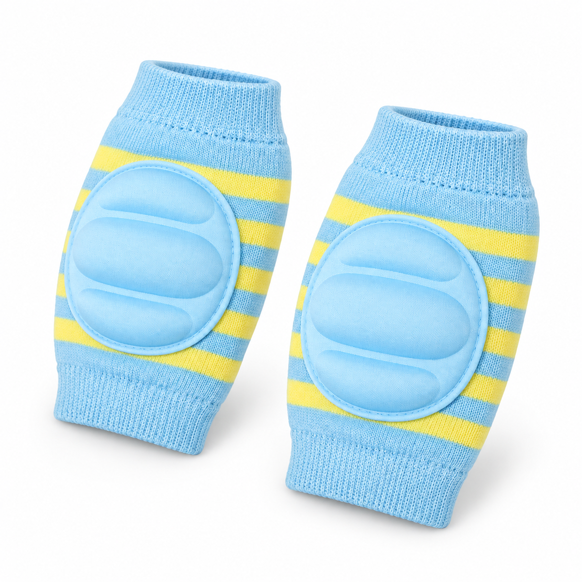 BABY KNEE PAD LINE PRINTED SKY BLUE