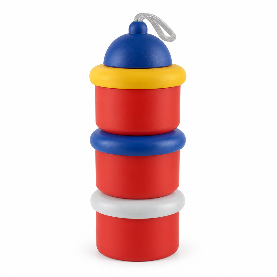 BABY MILK CONTAINER 3PCS RED