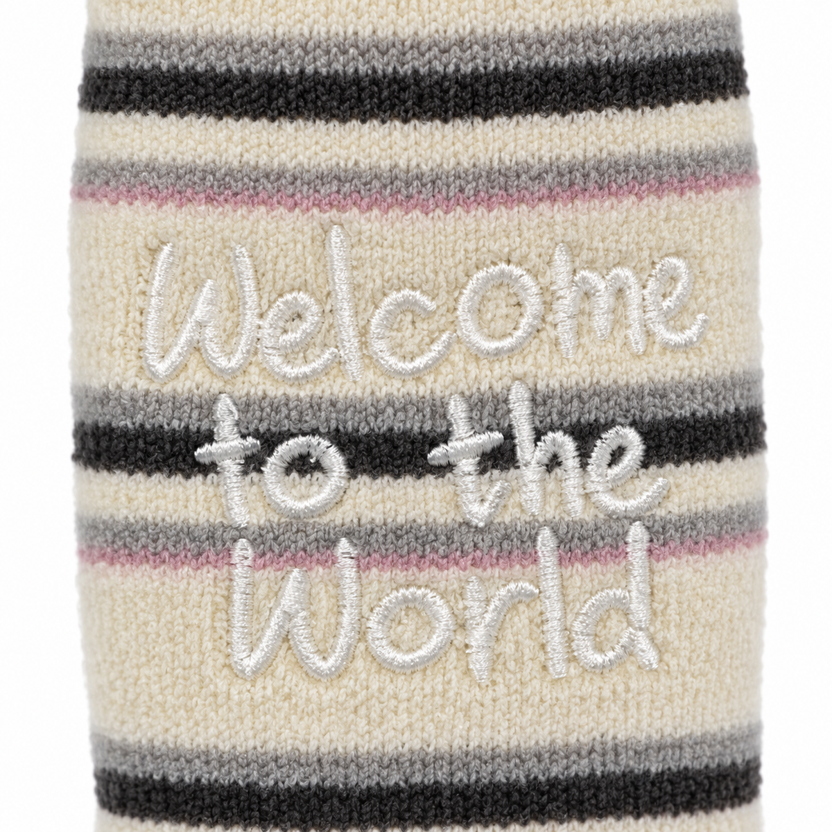 BABY FEEDER COVER WELCOME TO THE WORLD BROWN LITTLE HOME