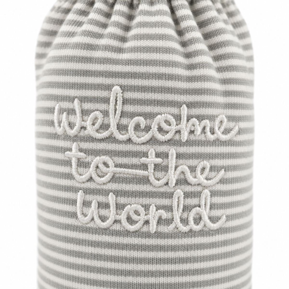 BABY FEEDER COVER WELCOME TO THE WORLD GREEN
