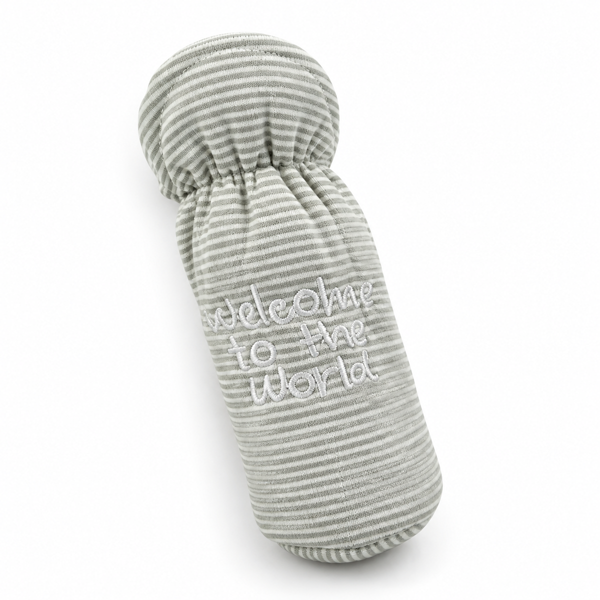 BABY FEEDER COVER WELCOME TO THE WORLD GREEN