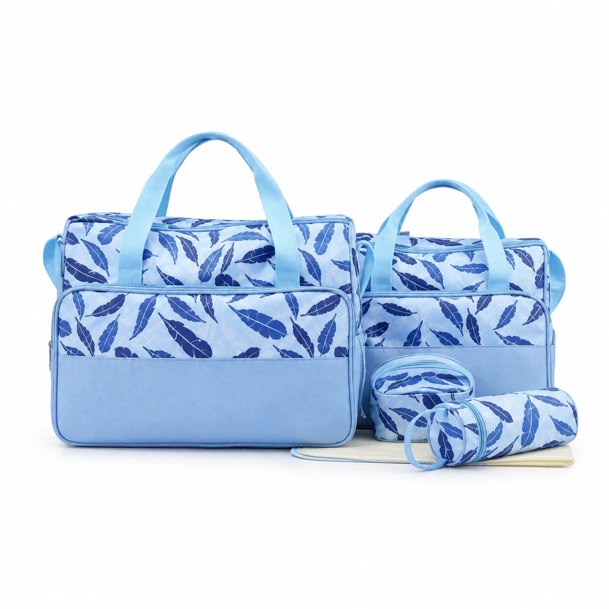 Ga Dot Print Bag 4-Piece Blue