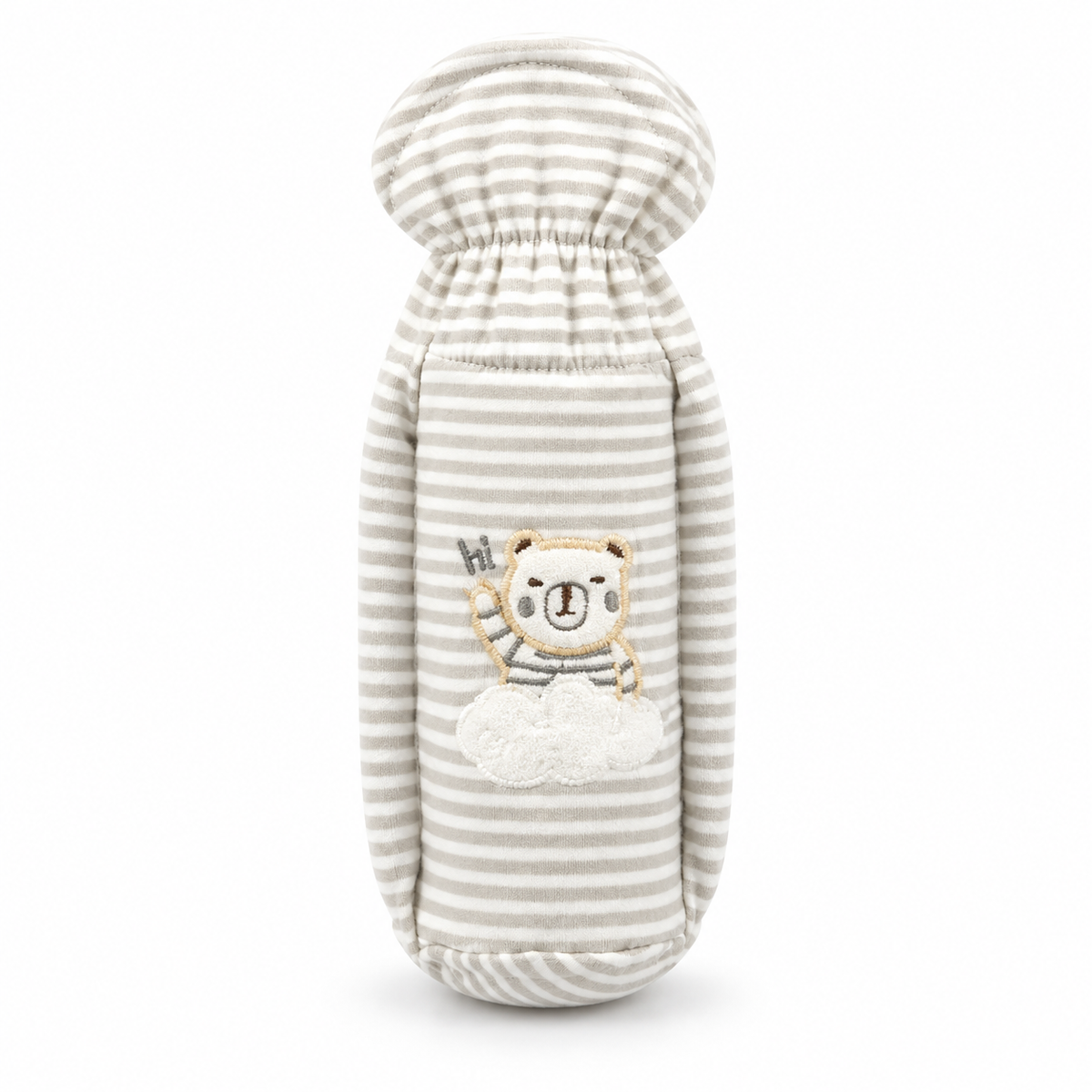 BABY FEEDER COVER BEAR GREY LITTLE HOME
