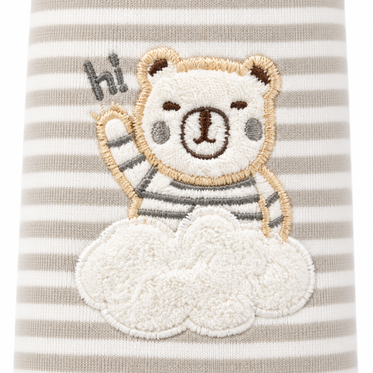 BABY FEEDER COVER BEAR GREY LITTLE HOME