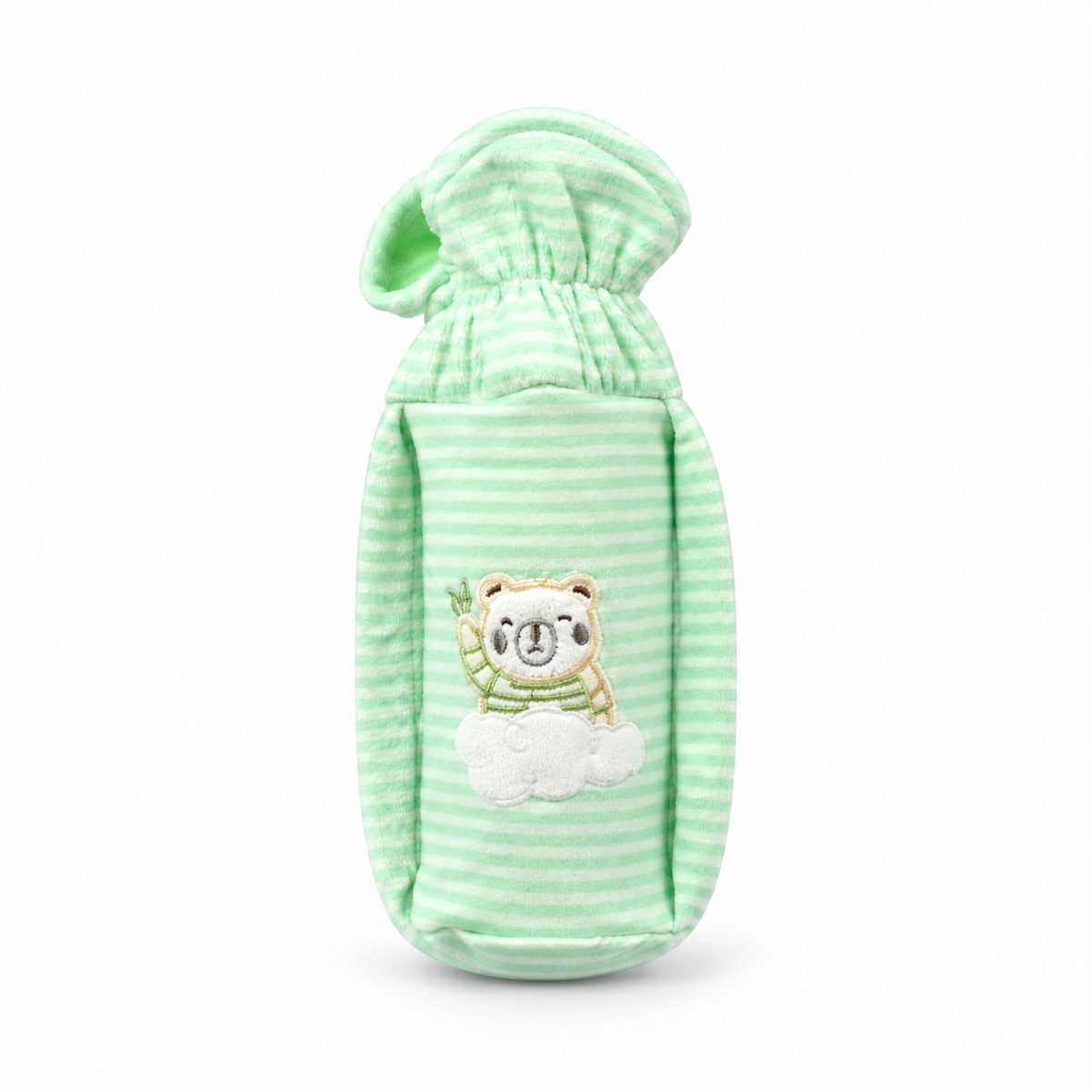 BABY FEEDER COVER BEAR GREEN – LITTLE HOME