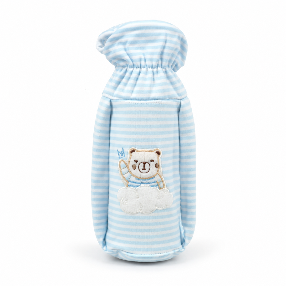 BABY FEEDER COVER BEAR BLUE LITTLE HOME