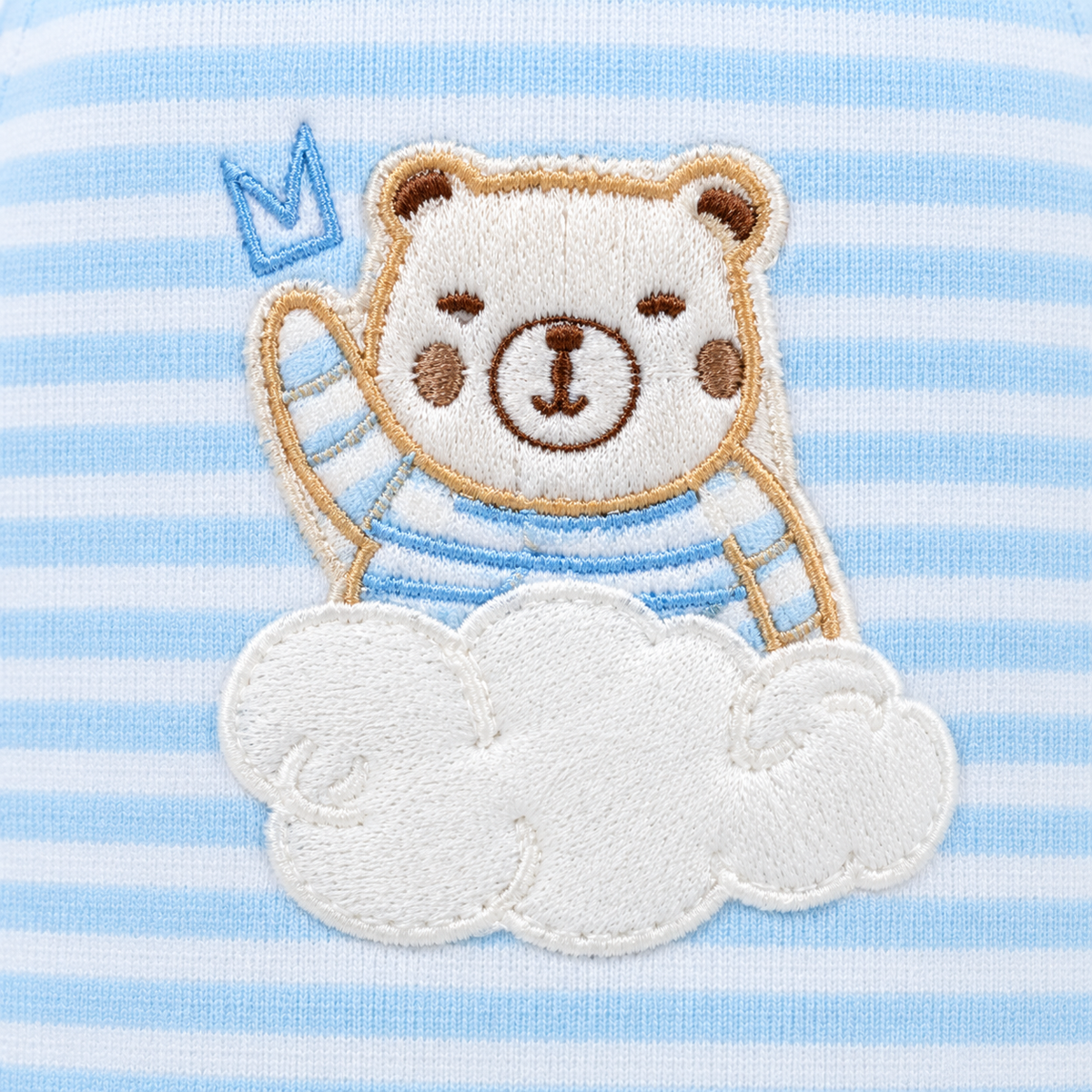 BABY FEEDER COVER BEAR BLUE LITTLE HOME