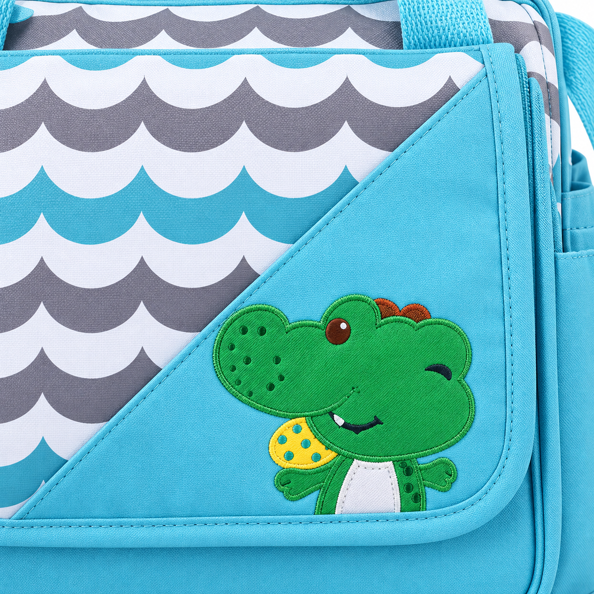 Sun Baby Bag 4-Piece Zig Zag Cyan