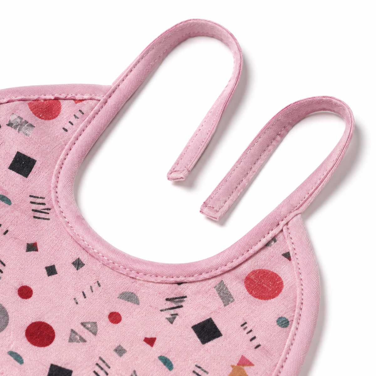 MEDIUM 3 PACK PREMIUM COTTON BABY BIBS SEA LIFE, GEOMETRIC & BALON THEMES