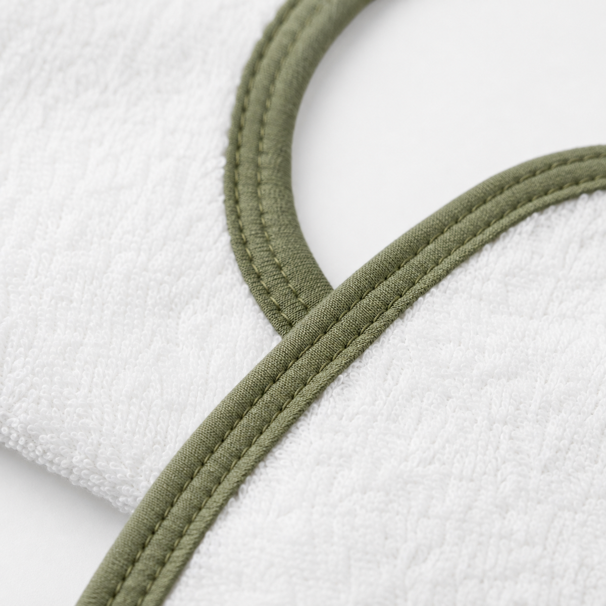 PREMIUM PACK OF 3 EMBROIDERED BABY BIBS KIDZO (GREY,BROWN & GREEN)