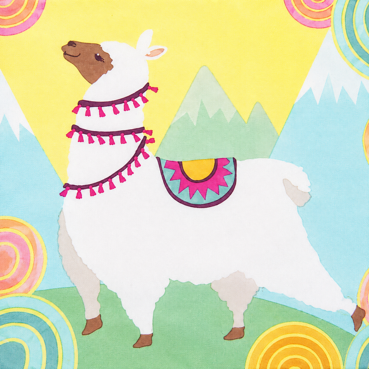 SUN BABY BIB+PLASTIC SHEET SHEEP CYAN