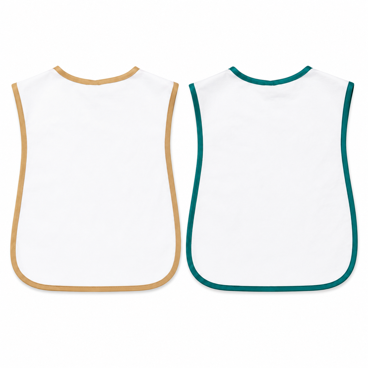 TU BRAND IMPORTED 2 PIECE BABY FEEDING BIB SET BEAR DESIGN WATERPROOF
