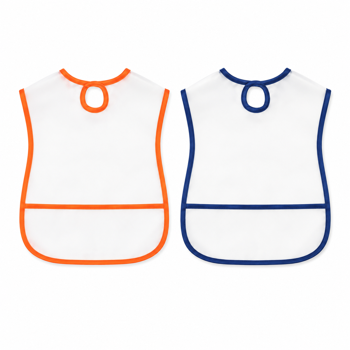 TU BRAND IMPORTED 2 PIECE BABY FEEDING BIB SET FOX DESIGN WATERPROOF