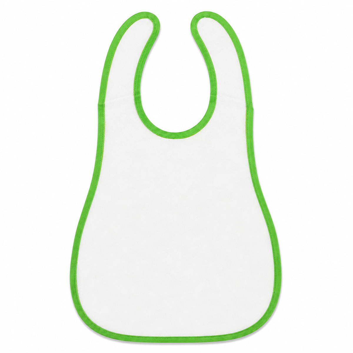 WATERPROOF BABY APRON BIB FROG PRINT WITH GREEN