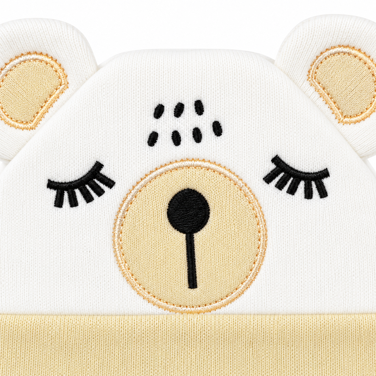 WONDERCHILD 2PCS SET CAP+BOOTIE SLEEPING LION YELLOW CARD