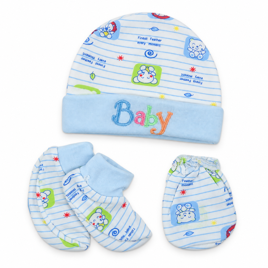 BABY CAP SET PRINTED