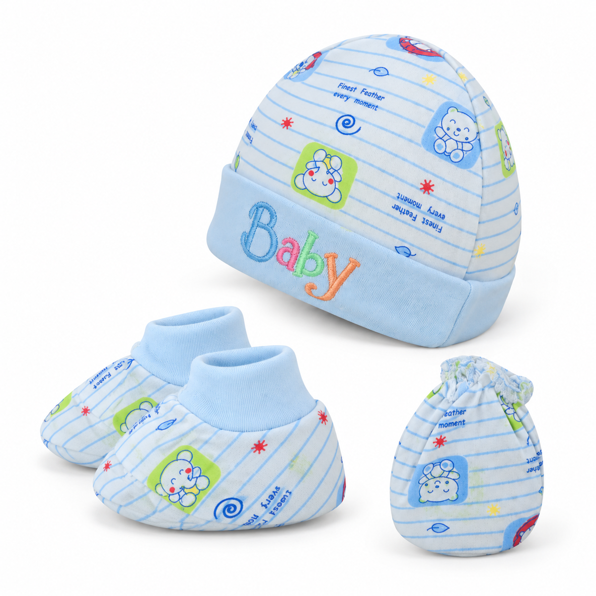 BABY CAP SET PRINTED