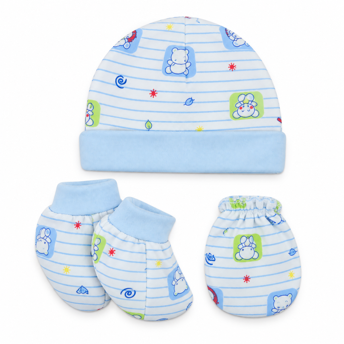 BABY CAP SET PRINTED