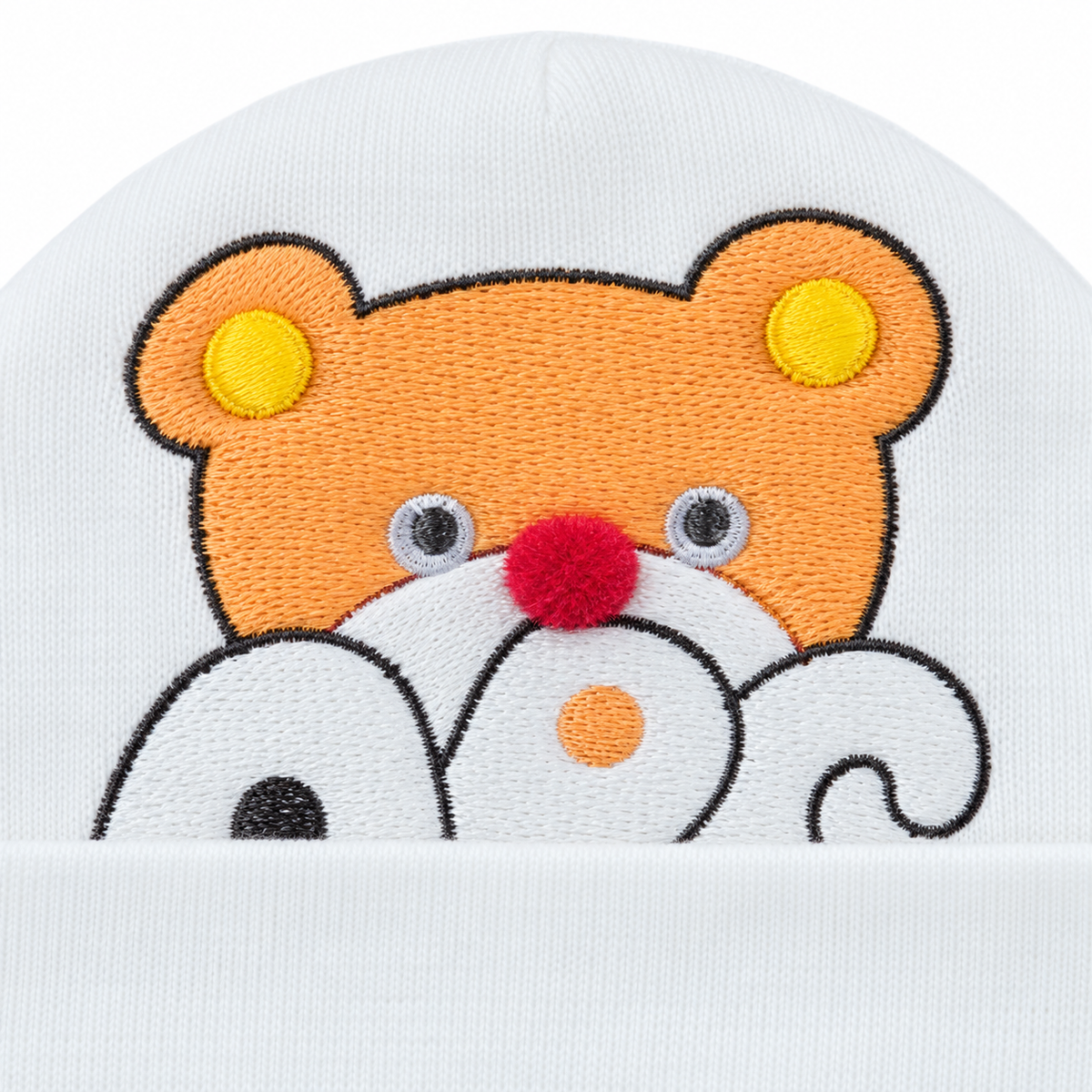 BABY ROUND CAP BEAR PRINTED